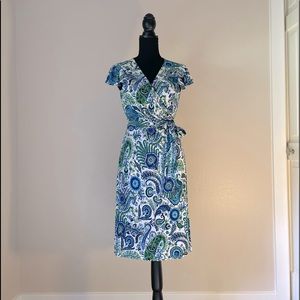 Tahari Size 4 wrap around dress